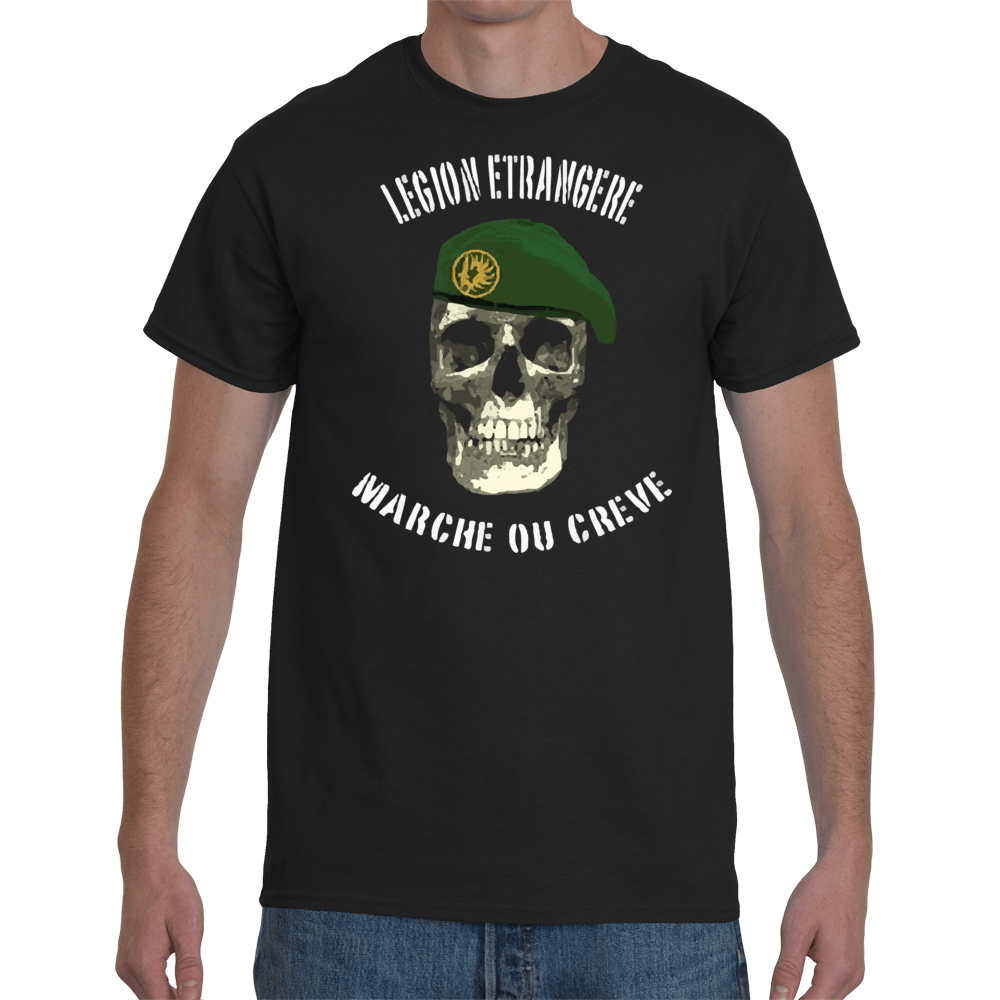 udgør heldig snap T-shirt Skull Army - French - Sheepbay